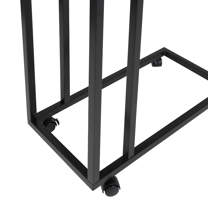 6 Pack: Honey Can Do Light Gray Side Table on Wheels