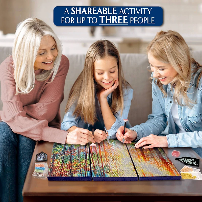 ArtSkills® Brilliant Art Forest Stretched Canvas Diamond Painting Kit