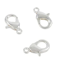 12 Packs: 10 ct. (120 total) 15mm Silver Finish Lobster Clasps by Bead Landing™