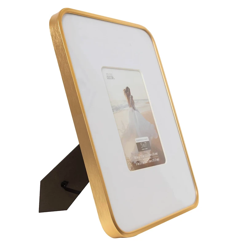 12 Pack: White & Gold 5" x 7" Frame with Mat, Expressions™ by Studio Decor®