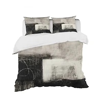 Designart 'A Geometric Day II' Geometric Bedding Set
