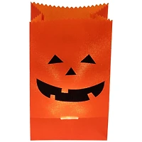 Jack-O-Lantern Halloween Luminary Pathway Markers Set