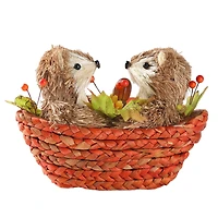 8" Foxes in Basket Accent by Ashland®