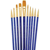 Royal & Langnickel® Golden Taklon 10 Piece Brush Set