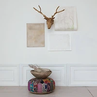 Hello Honey® 11.75" Natural Teakwood Root Deer Head Wall Art