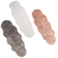 Hastings Home Faux Sheepskin Fur Rug