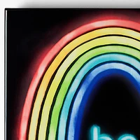 Be Happy Neon Wall Art