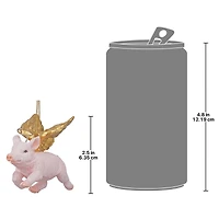 Design Toscano Hog Heaven Flying Pig Angel Holiday Ornament