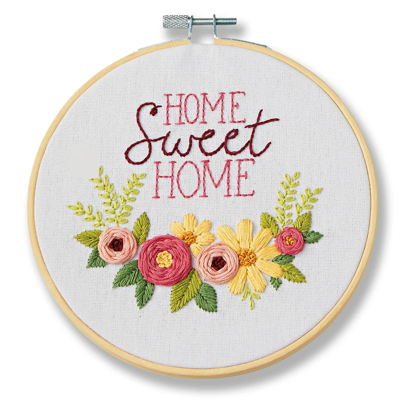 Home Sweet Home Embroidery Kit by Loops & Threads®