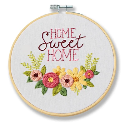 Home Sweet Home Embroidery Kit by Loops & Threads®