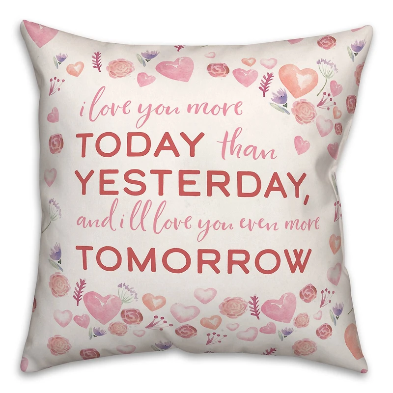 Love Quote Shiplap Throw Pillow, 18" x 18"