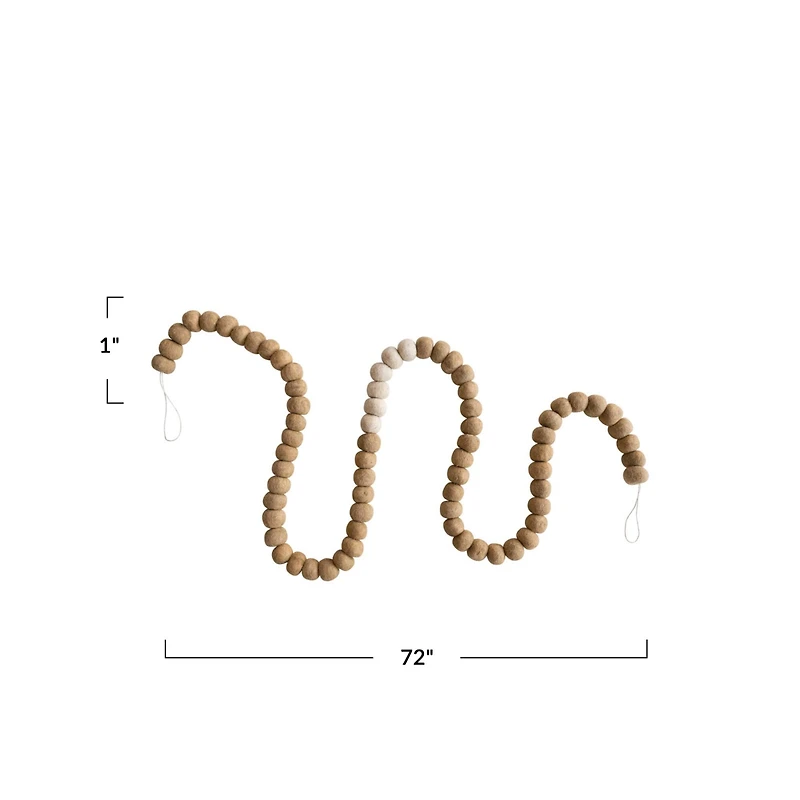 Hello Honey® 6ft. Handmade Wool Felt Ball Garland