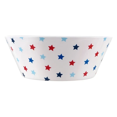 10" Red, White & Blue Patriotic Stars Melamine Bowl by Celebrate It®