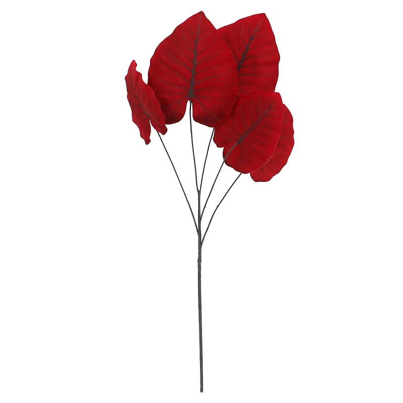 32" Red Dasheen Leaves Stem by Ashland®