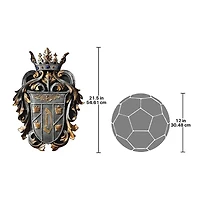 Design Toscano 21" Count Dracula's Coat of Arms Wall Plaque
