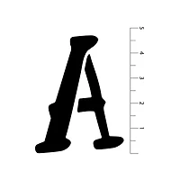 Alphabet Handlettered Serif Stencils, 12" x 12" by Craft Smart®