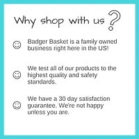 Badger Basket Caramel Brown Solid Wood Rustic Toy Box