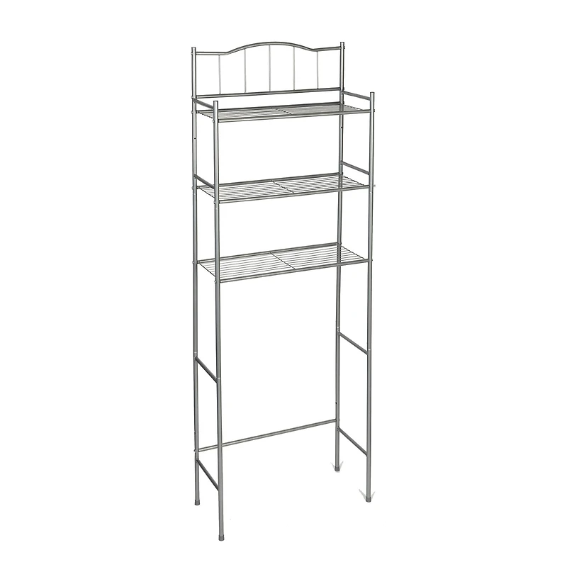 Honey Can Do Nickel 3-Shelf Over-The-Toilet Space Saver