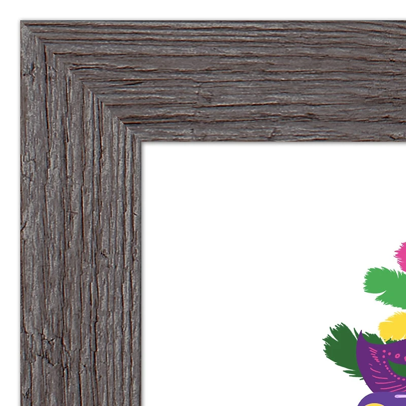 Truck Mardi Gras Yall Western Gray Framed Print