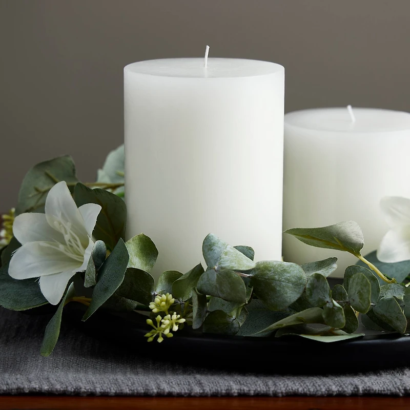 4" x 6" White Pillar Candle by Ashland®