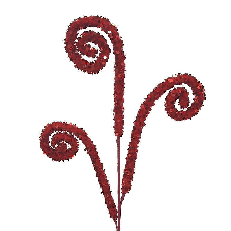 28" Sequin Curls Stem by Ashland