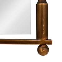 Hello Honey® 24" x 47" Golden Metal Framed Wall Mirror