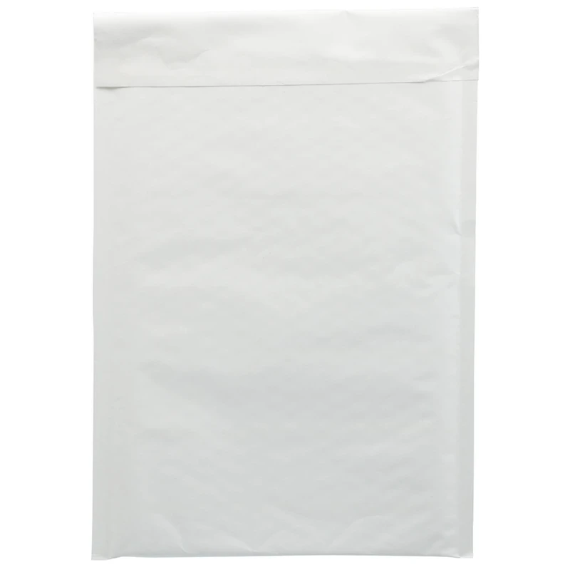 JAM Paper 8.5" x 13" White Kraft Bubble Lite Padded Mailers, 25ct.