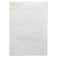 JAM Paper 8.5" x 13" White Kraft Bubble Lite Padded Mailers, 25ct.