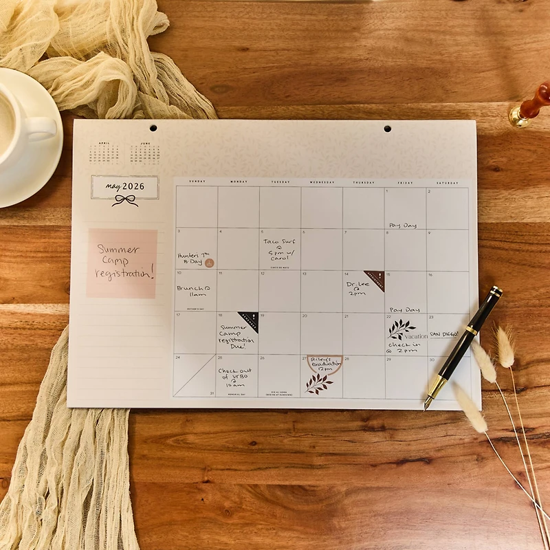 The Happy Planner® Modern Charm Small Desk Calendar