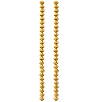 Gold Spot Rondelle Beads, 6mm by Bead Landing™