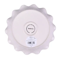 10" Cream Ceramic Pie Plate by Makery™