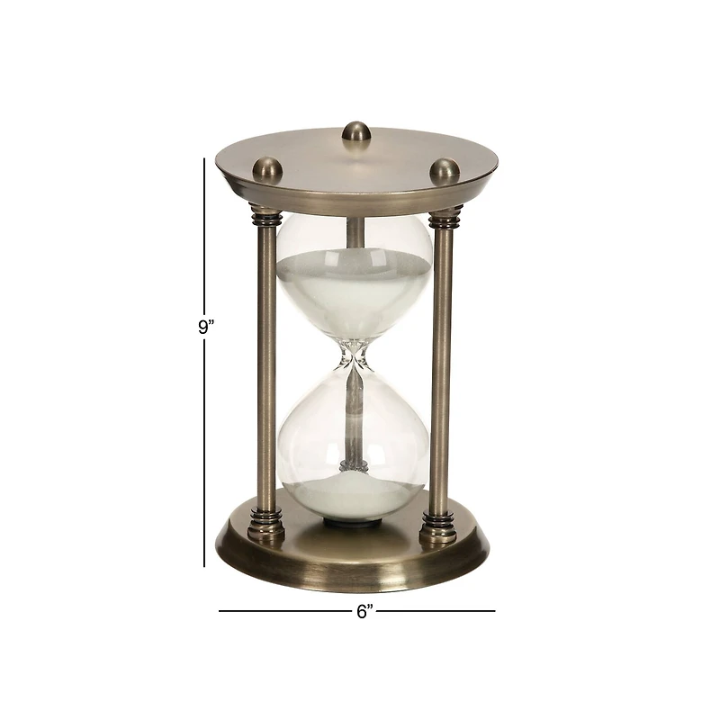 9'' Brass Metal Glam Timer