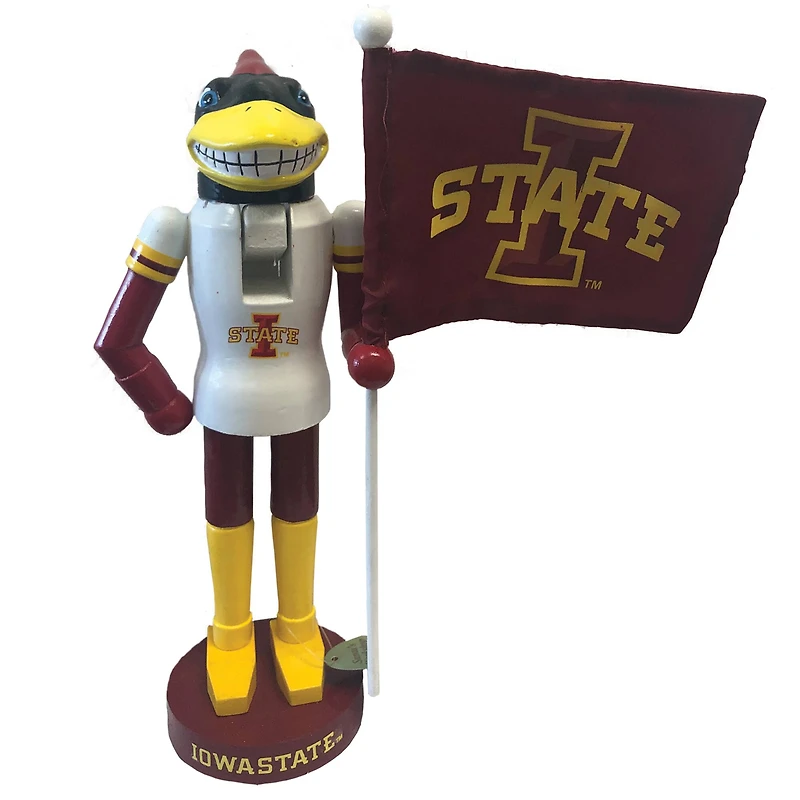 Santa's Workshop 12" Iowa State Mascot Nutcracker