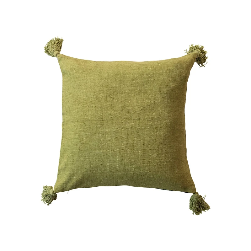 Hello Honey® 20" Bird & Floral Accent Pillow wiith Tassels