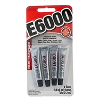 E6000® Transparent Mini Crafting Adhesive Glue Multipack