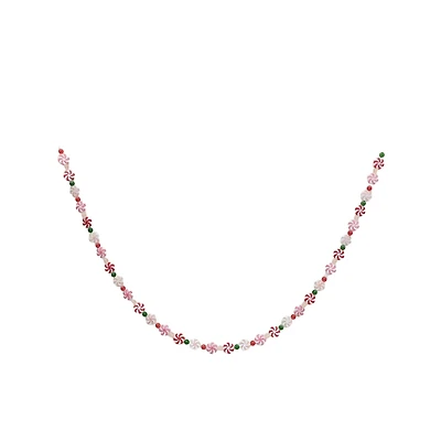 6ft. Red & Pink Peppermint Garland by Ashland®