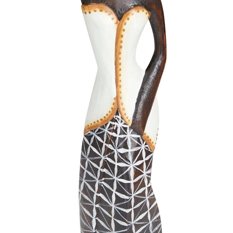 Set of 3 Gold Albizia Bohemian Sculpture, 4" x 4" x 4"