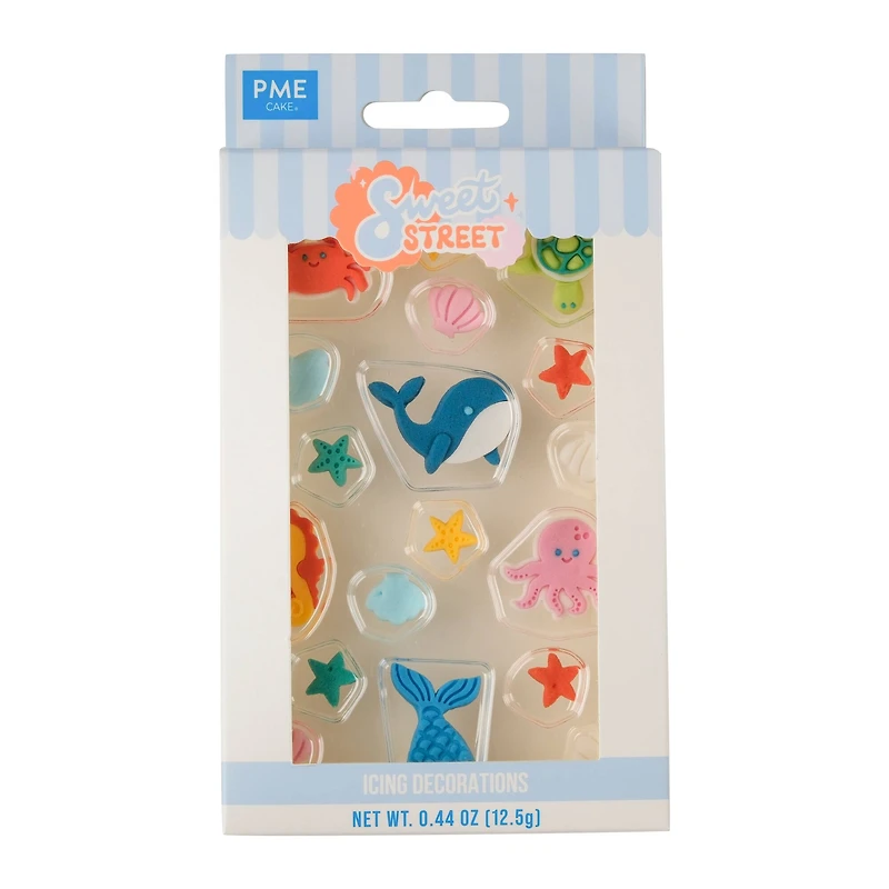 PME Cake Sweet Street® Under the Sea Icing Decorations