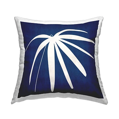 Stupell Industries Bold Abstract Leaf Frond Shape Throw Pillow, 18" x 18"