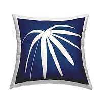 Stupell Industries Bold Abstract Leaf Frond Shape Throw Pillow, 18" x 18"