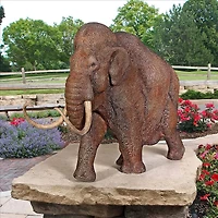 Design Toscano 19" Tall Woolly Mammoth Elephant of the Ice Age Scaled Statue
