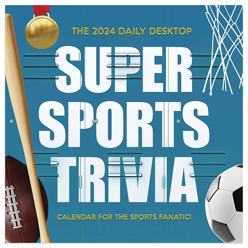 TF Publishing Sports Facts & Trivia Daily Desktop Calendar
