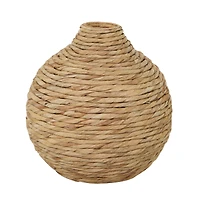 The Novogratz Brown Seagrass Bohemian Vase, 14" x 14" x 14"