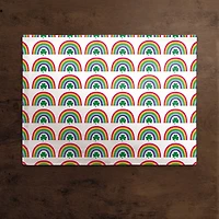 Lucky Rainbow 18" x 14" Poly Twill Placemat