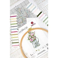Luca-s Bouquet With Roses Counted Cross Stitch Kit