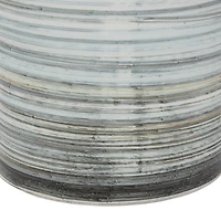 Gray & White Ceramic Farmhouse Decorative Jar Set