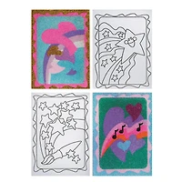 S&S® Worldwide Hearts & Stars Sand Art Board Set