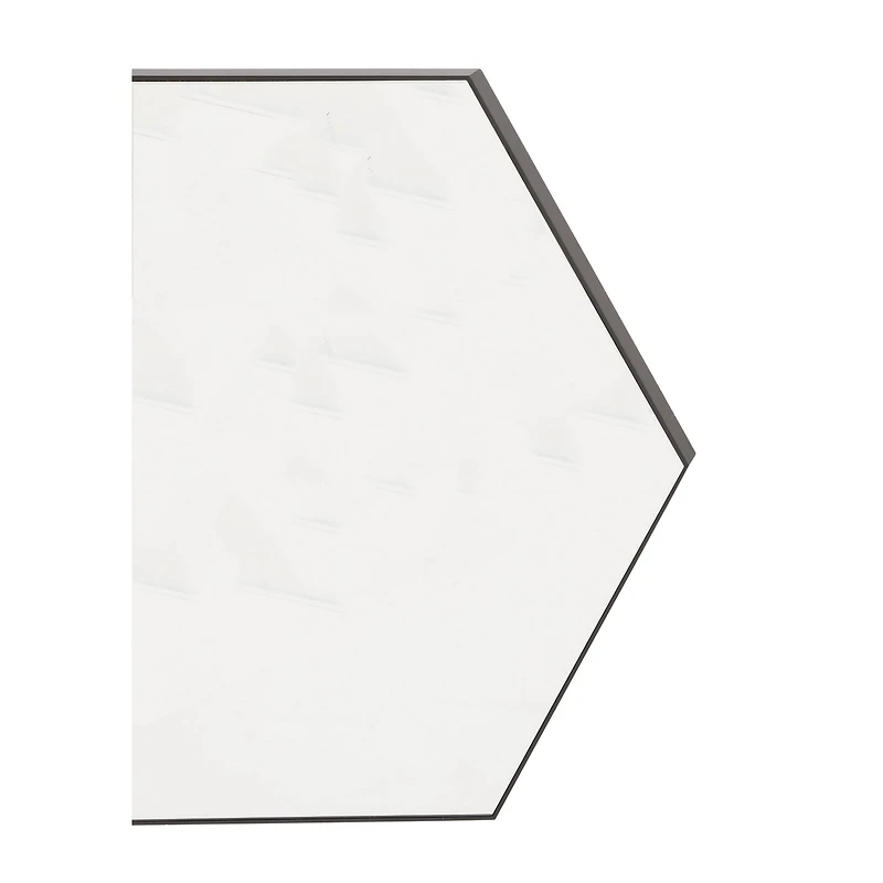 Clear Contemporary Wood Wall Mirror, 35" x 41"