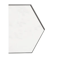 Clear Contemporary Wood Wall Mirror, 35" x 41"
