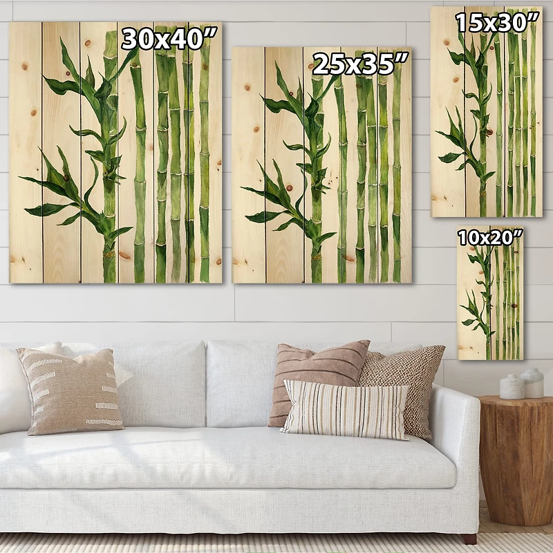 Designart - Bamboo Branches In The Forest III